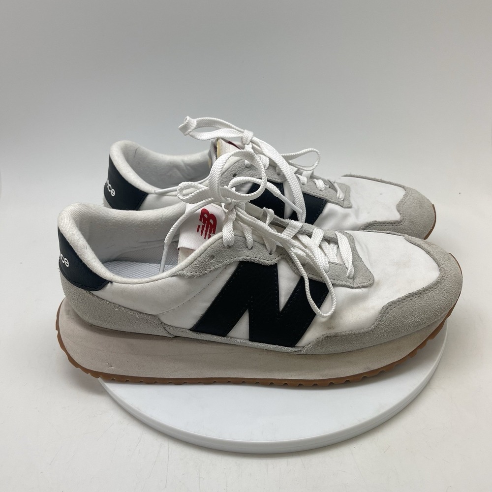 New Balance 237 Sneakers Mens 9 D MS237CI White Black Athletic Causal Shoes